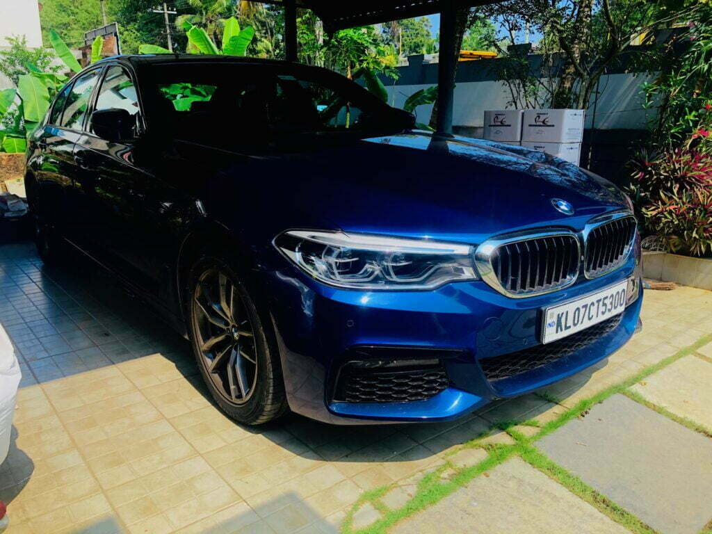 BMW 530d Msport in Mediterranean Blue